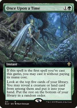 🔥 Once Upon a Time Throne of Eldraine Bordless